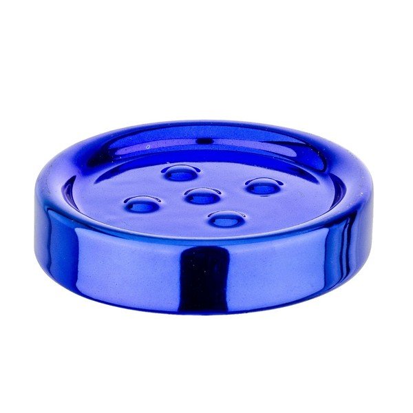 Tácek na mýdlo Blue Metallic-image-1