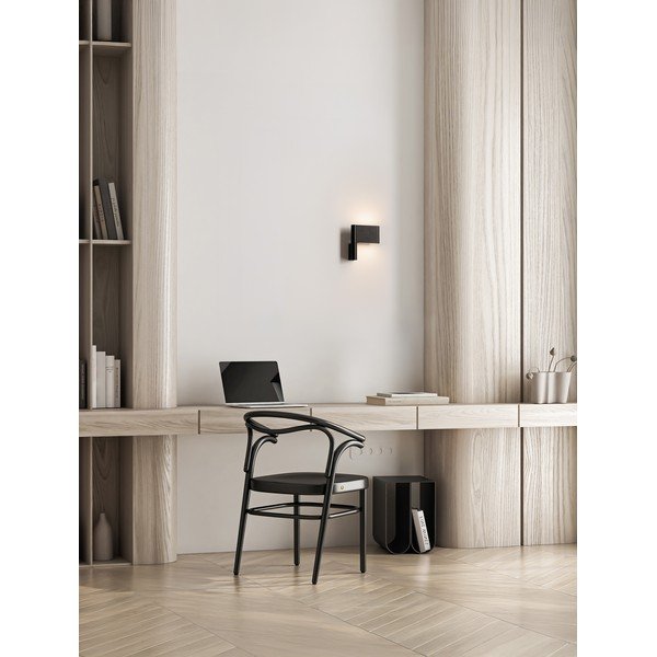 Matně černé hliníkové LED nástěnné svítidlo s ohybatelnou konstrukcí Flusso – Nova Luce-image-1