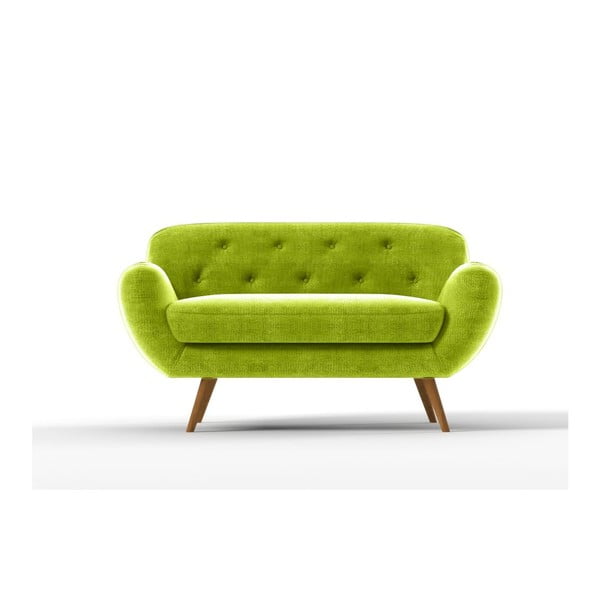 Sofa Zefir pro dva, zelené