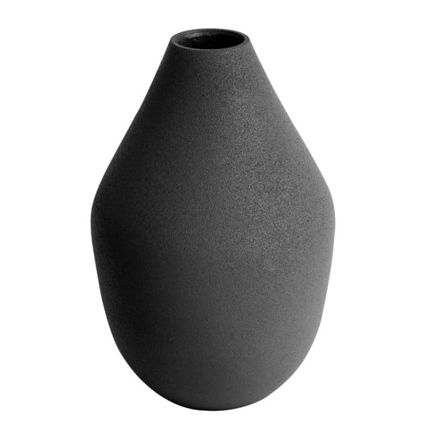 Černá váza PT LIVING Nimble Cone, výška 14 cm