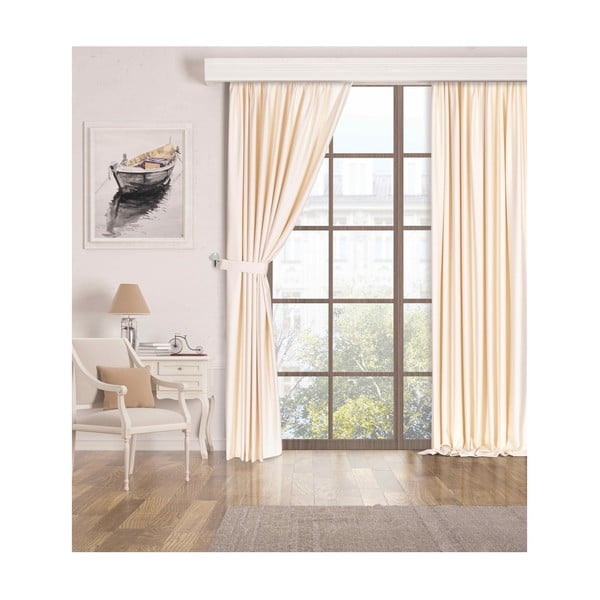 Béžový dimout závěs 100x250 cm – Mila Home-image-2