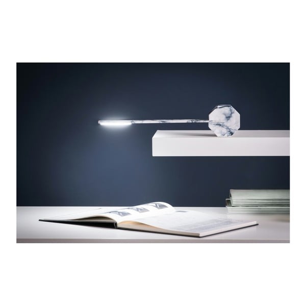 Šedá LED stolní lampa (výška 38 cm) Octagon One – Gingko-image-3