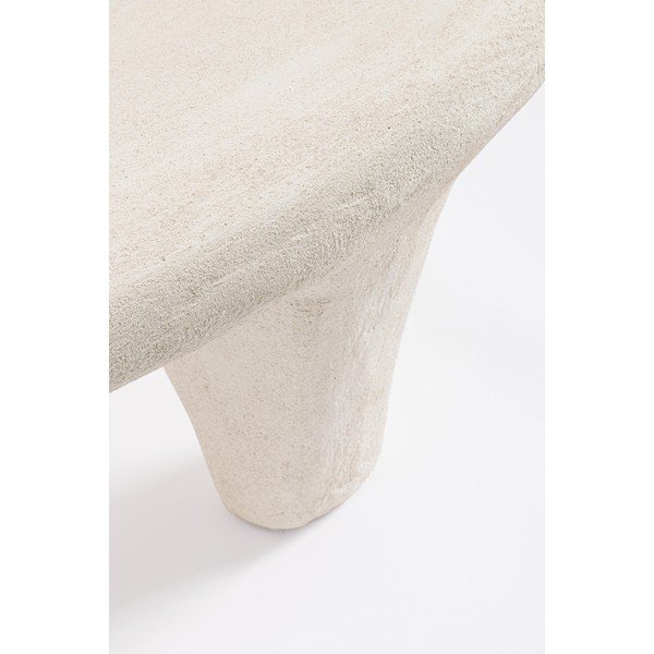 Krémový konferenční stolek z polyresinu 62x102 cm Albin – Bizzotto-image-2