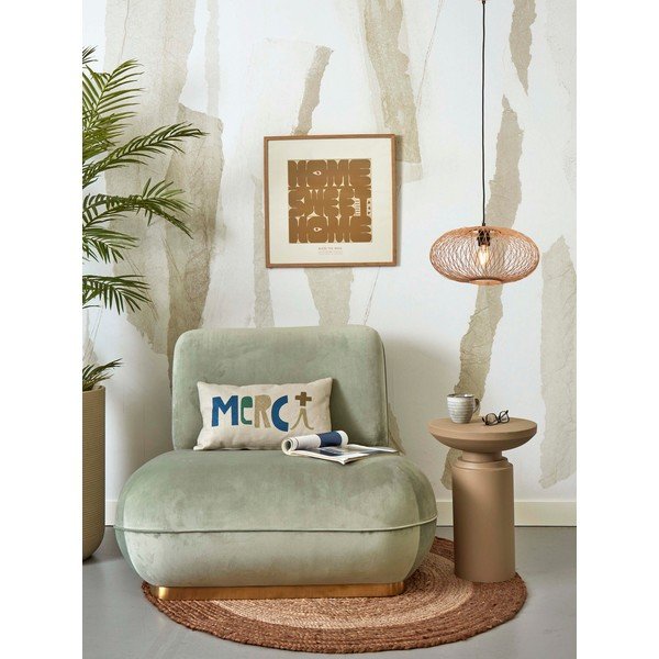 Závěsné svítidlo s bambusovým stínidlem v bronzové barvě ø 40 cm Cango – Good&Mojo-image-3