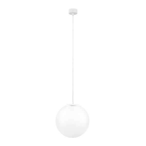 Bílé stropní svítidlo s bílým kabelem Sotto Luce Tsuri, ∅ 30 cm