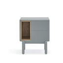 Modro-šedý noční stolek Corvo – Teulat