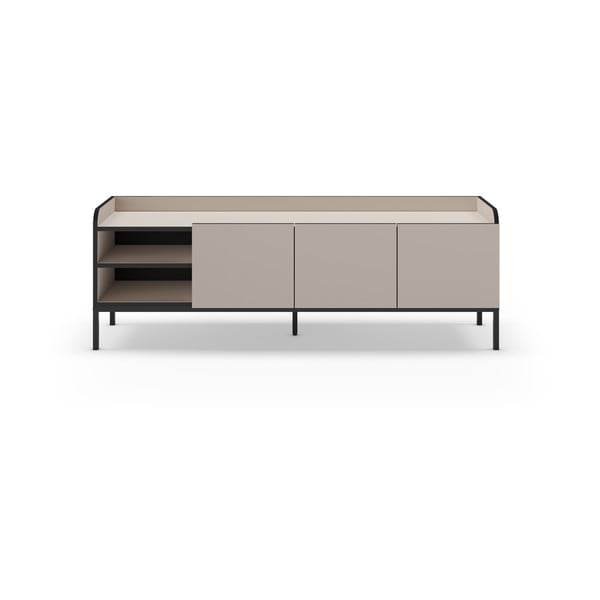 Krémový TV stolek 160x55x42 cm Adara – Marckeric