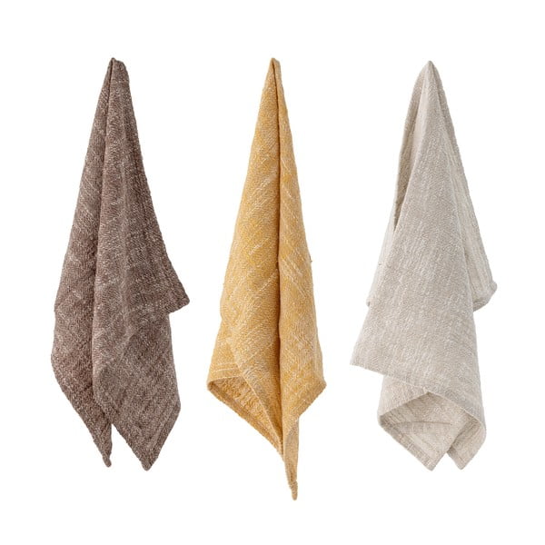 Bavlněné utěrky v sadě 3 ks 70x45 cm Heika - Bloomingville-image-2