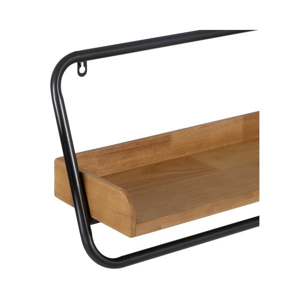 Police z kaučukového dřeva v přírodní barvě 120 cm – Ixia-image-2