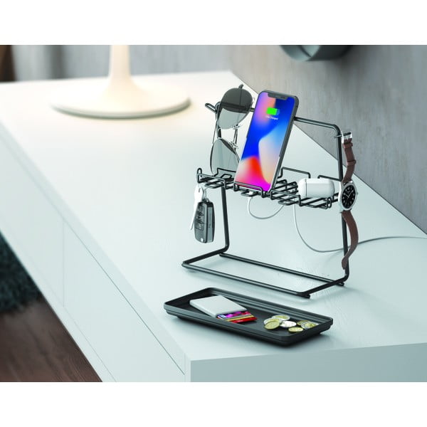 Černý kancelářský organizér Metaltex My Pocket-image-1