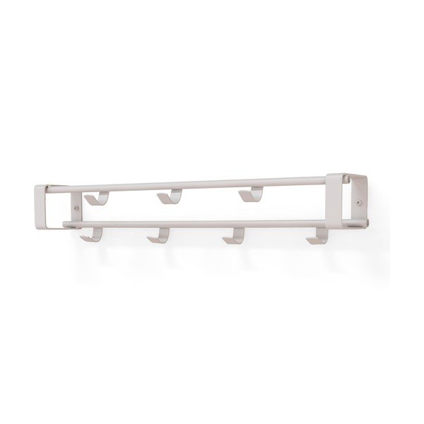 Taupe ocelový nástěnný věšák s poličkou 60 cm Rex – Spinder Design-image-3
