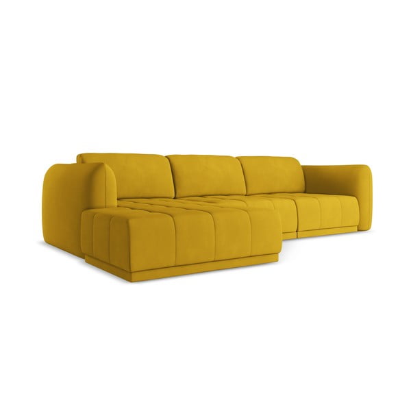 Žlutá rohová pohovka (levý roh) Hoku – Makamii-image-3