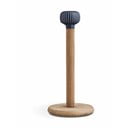 Stojan na papírové utěrky z dubového dřeva s tmavě modrým detailem z porcelánu Kähler Design Hammershoi