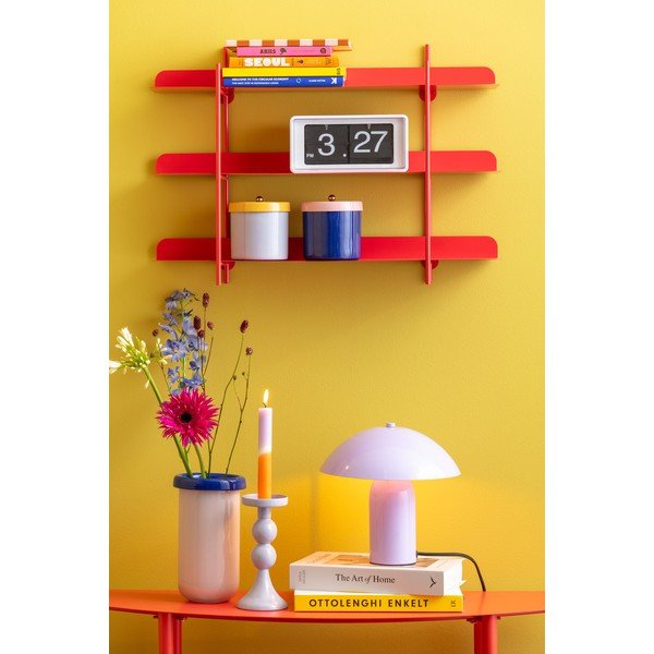 Červená patrová kovová police 60 cm Cool Retro – PT LIVING-image-1