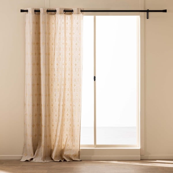 Béžový závěs 140x240 cm Ondine – douceur d'intérieur