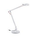 Bílá LED stolní lampa s ohybatelnou konstrukcí (výška 90 cm) Amsterdam – Trio