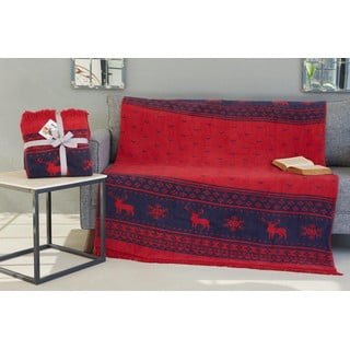 Vánoční bavlněná deka 155x127 cm - Mila Home
