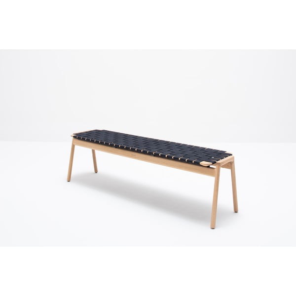 Černá/v přírodní barvě lavice Klupa - Gazzda-image-4