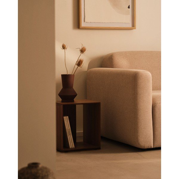 Modulární policový systém v dekoru ořechu v přírodní barvě 34x38 cm Litto – Kave Home-image-1