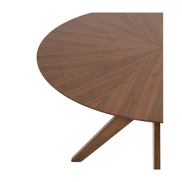 Jídelní stůl v ořechovém dekoru sømcasa Carmel, ⌀ 120 cm-image-2