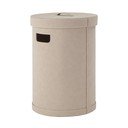 Béžový koš na prádlo z umělé kůže Sahla M – Blomus