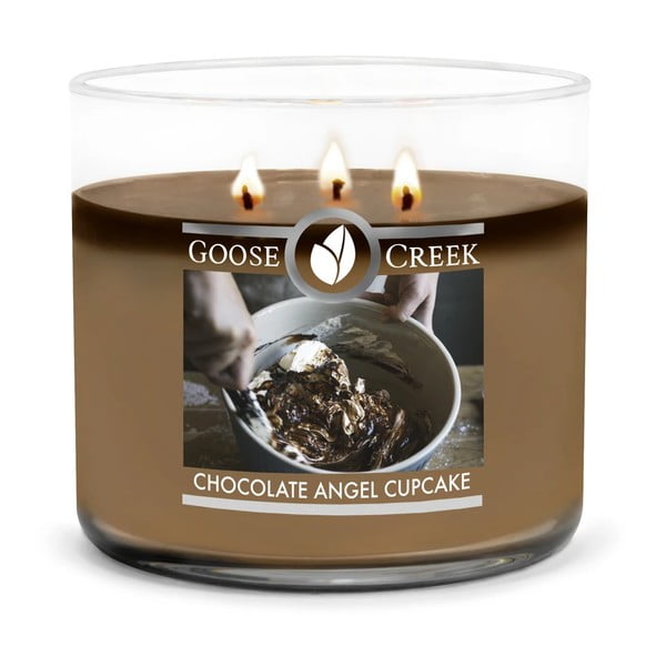 Vonná svíčka ve skleněné dóze Goose Creek Chocolate Angel Food Cake, 35 hodin hoření