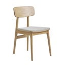 Jídelní židle v béžovo-přírodní barvě Livo – Unique Furniture