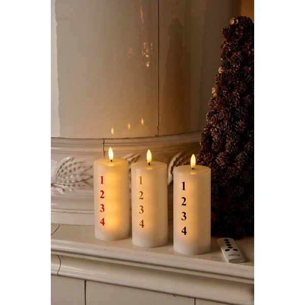 LED svíčka na baterky (výška 15 cm)  Sille Advent – Sirius-image-3