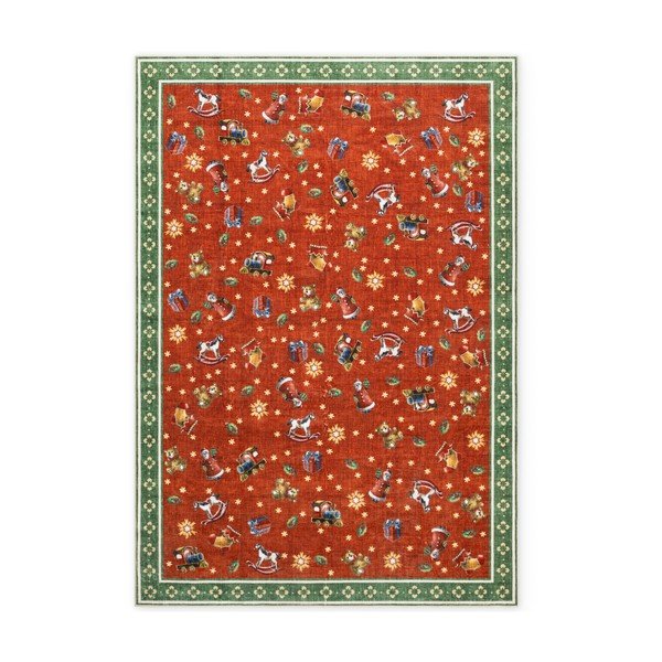 Červený/zelený koberec s vánočním motivem 160x230 cm Toy's Delight Nostalgic Noel Red Green – Villeroy&Boch-image-4