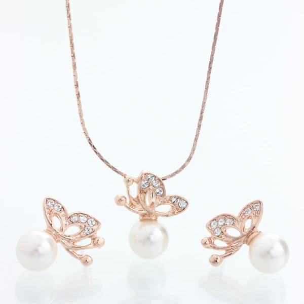 Set náhrdelníku a náušnic s krystaly Swarovski Elements Laura Bruni Tiala