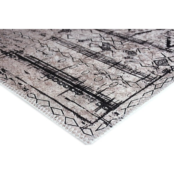 Šedý pratelný běhoun 80x200 cm Vintage Orient – Vitaus-image-2