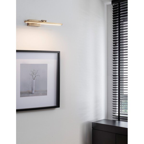 Kovové LED nástěnné svítidlo s ohybatelnou konstrukcí v mosazné barvě Marnell – Nova Luce-image-1