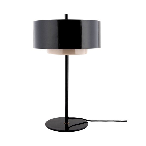 Černá kovová stolní lampa (výška 50 cm) Grato Anillo – Leitmotiv