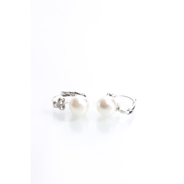 Náušnice s perličkou a krystaly Swarovski Elements Laura Bruni Sia