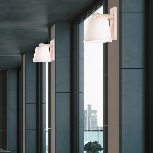 Světle hnědé nástěnné svítidlo ø 20 cm Aida – LAMKUR-image-3