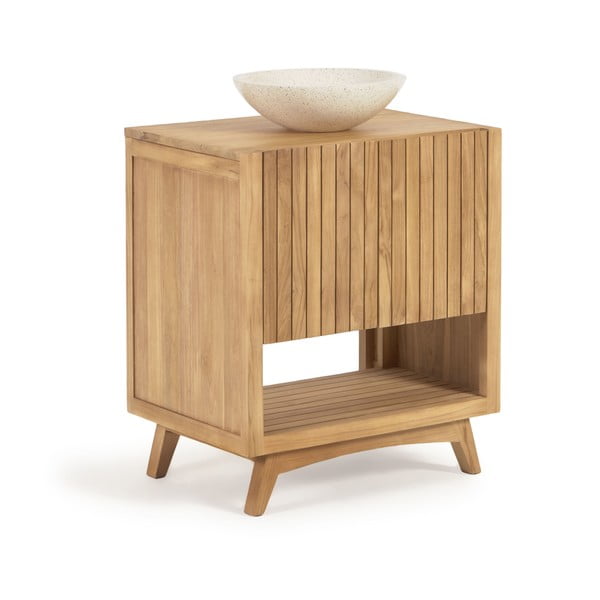 Skříňka pod umyvadlo z teakového dřeva Kave Home Sunday-image-4