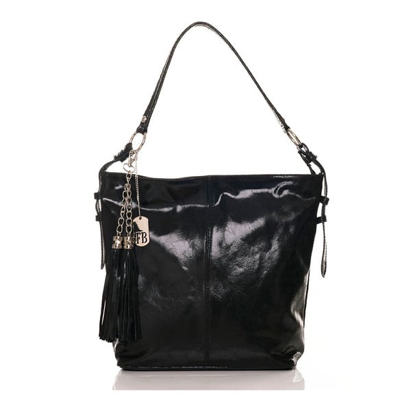 Kožená kabelka Hobo Black