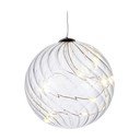 Světelná LED dekorace Sirius Wave Ball, Ø 10 cm