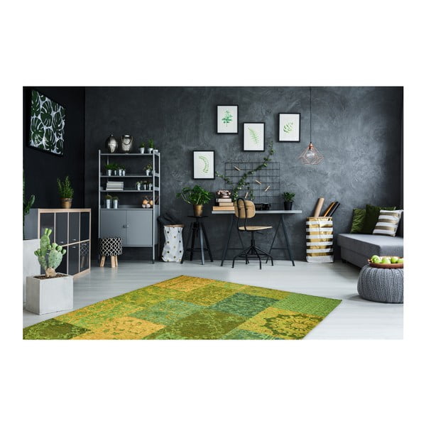 Zelený koberec Obsession My Milano Green, 77 x 150 cm