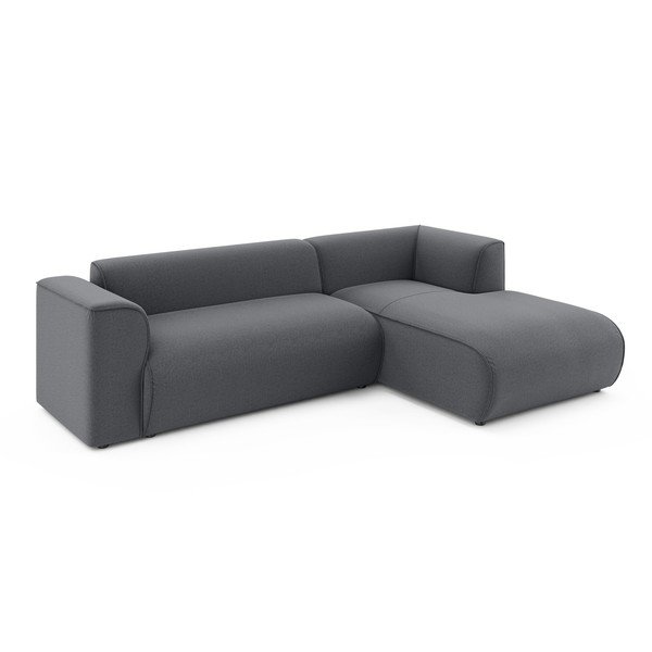 Tmavě šedá rohová pohovka (pravý roh/s lenoškou) Merid  – Ropez-image-2