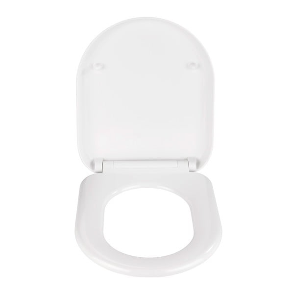 Bílé WC sedátko se snadným zavíráním Wenko Santana, 44 x 37 cm-image-2