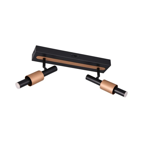 Černé/v bronzové barvě LED bodové svítidlo 20,5x42 cm Ikaris – Trio Select