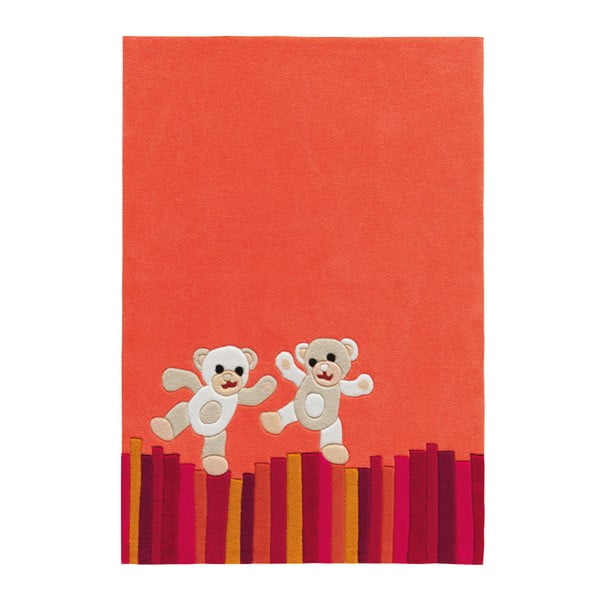 Ručně tkaný koberec Joy Bears, 110x160 cm