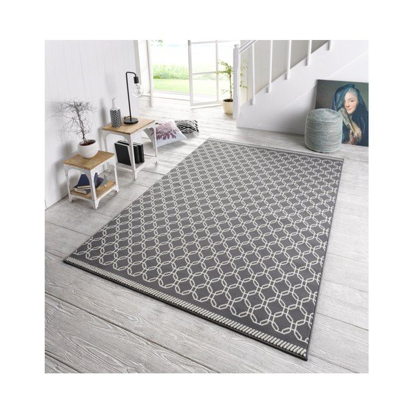 Šedý koberec Hanse Home Chain, 140 x 200 cm-image-1