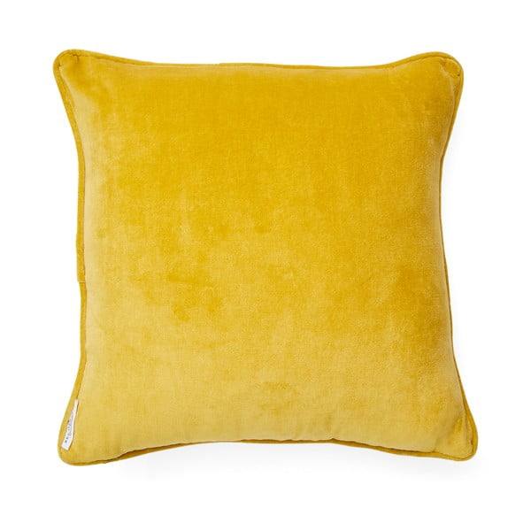 Žlutý bavlněný dekorativní polštář Cooksmart ® Bumble Bees, 45 x 45 cm