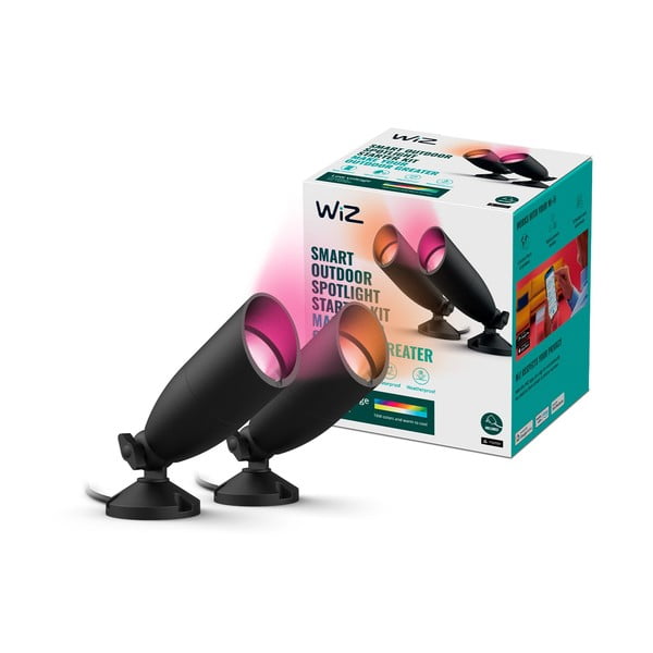 LED smart venkovní svítidlo 5 W Ground Spot Starter Kit – WiZ