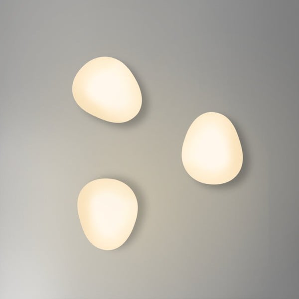 Bílé nástěnné svítidlo Stones – Candellux Lighting-image-1