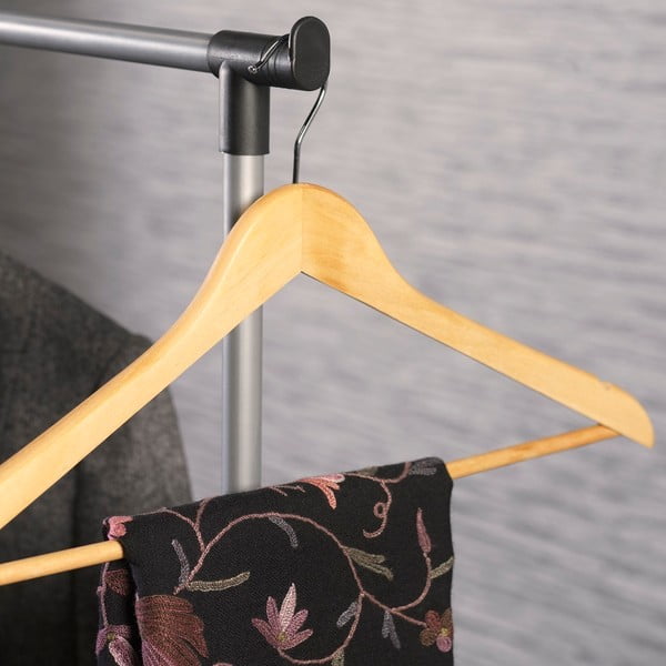 Černý kovový stojan na oblečení 85x94x48 cm – Addis-image-2