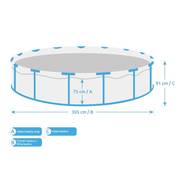 Bazén s pevnou konstrukcí ø 305 cm hloubka 91 cm Florida – Marimex-image-3