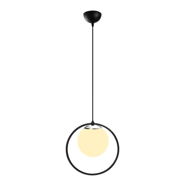 Černé kovové závěsné svítidlo Opviq lights Vivi-image-2